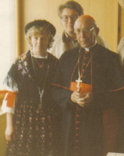 20 Con il segretario di Stato card. Agostino Casaroli in Marmolada (26 agosto 1984)